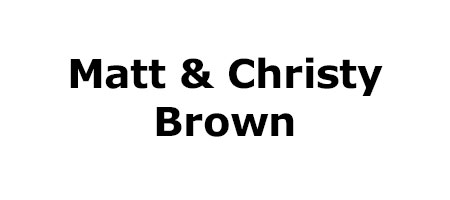 Matt and Christy Brown